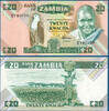 SAMBIA P.27e 20 Kwacha (1980-88) Kassenfrisch 0,90 EUR  zzgl. 5,00 EUR Versand