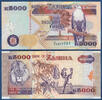 SAMBIA P.41a 5000 Kwacha 1992 Kassenfrisch 35,00 EUR  zzgl. 5,00 EUR Versand