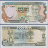SAMBIA P.32b 20 Kwacha -