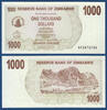 SIMBABWE / ZIMBABWE 1000 Dollars -