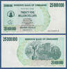 SIMBABWE / ZIMBABWE 25000000 Dollars -
