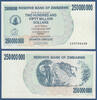 SIMBABWE / ZIMBABWE 250000000 Dollars -