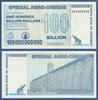 SIMBABWE / ZIMBABWE 100 Billion Dollars -