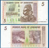 SIMBABWE / ZIMBABWE 5 Dollars -