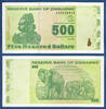 SIMBABWE / ZIMBABWE 500 Dollars -