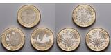 Finnland 3 x 5 Euro 2012 Naturset - Flora, Fauna und Winter, inkl. Kapsel & Säckchen & Zertifikatbuch <b>PP</b><br> im <br>Säckchen
