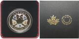 Kanada 2013 20 $ Weihnachtskranz, changierende - blaue & gelbe - Swarowski Kristalle, <b>PP</b>