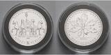 Berlin 1/4 Unze Feinsilber 2015 <b>Die Volks-Unze</b> - Silber Quadriga 999/1000, 7,77 g., 27 mm Ø,in Kapsel stgl