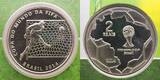 2 Reais Fußball Weltmeisterschaft 2014 in Brasilien,-Mario Götze- inkl. Kapsel & Blister <b>PP</b>