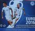Slowakei 3,88 € + Medaille Kursmünzensatz 8 Münzen + 1 Medaille Fußball-Europameisterschaft Frankreich 2016 stgl<br> im<br> Blister