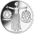 Deutschland, Bundesrepublik 10 DM 2000 A/D/F/G/J Weltausstellung Expo 2000, in der originalen Noppenfolie unbeschnitten, <b>PP</b> <br>Silber<br>Satz
