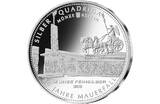 Berlin 1/4 Unze Feinsilber 2019 <b>Die 11. Volks-Unze</b> - Silber Quadriga 999/1000, 7,77 g., 27 mm Ø,in Kapsel stgl / <br> Jubiläumsausgabe