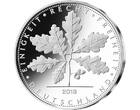 Berlin 1-1/2-1/4 Unze Feinsilber 2019 <b>Die 11. Volks-Unze</b> -Silber Quadriga 999/1000, 31,1 g., 37mm Ø,3 Medaillen stgl / <br> Jubiläumsausgabe