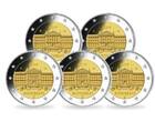 Deutschland 2 Euro<br> 5x 2019 A/D/F/G/J 70 Jahre Bundesrat, <b> kompl. Satz</b><br>(5 Prägestätten) <b> PP</b> <br> im<br> Blister
