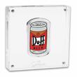 Tuvalu 1 Dollar <br><b>1 oz.</b> 2019 The Simpsons (5) - Duff-Beer, inkl. Acrylblock&Zertifikat&Schuber, <b>RAR !!</b> <b>PP</b><br> im <br> Acrylblock