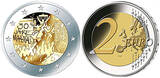 Berliner Mauer-Element für 2-Euro-Gedenkmünze "30 Jahre Mauerfall" <b>ohne Münze</b>