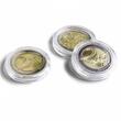 Lindner 2 Euro-Kapseln<b> x 100</b> Stück Münzkapseln Innen-Ø 26,00 mm,100er-Packung, z.B.für die dt. 2 Euro-Sammlermünzen <b>ohne Münzen</b>