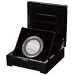 Großbritannien 10 Pounds<br>155,5g fein<br>65,00 mm Ø 2020 „50 Jahre Queen“ exklusive Würdigung einer der populärsten Rockbands,<b>RAR!</b> <b>PP</b><br> 5 Unzen<br> im Etui