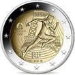 Frankreich 2 Euro 2021 Olympiade Paris 2024 - <b>Blister rot </b> stgl <br>im <br> Blister