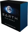 Niue 1 Dollar <br>Earth <br>farbig <br>38,6 mm Ø 2022 BLUE MARBLE Earth - Silber inkl. Kapsel & Zertifikat & Etui, <b>ab sofort, RAR! <b>PP</b> <br>1 Unze Silber<br>