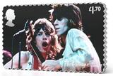 Großbritannien <b> Silber-Briefmarke xx </b> Britische Pfund (GBP) 2022 The Rolling Stones - die größte Rockband der Welt auf grandiosen Briefmarken postfrisch <b> SEHR RAR ! </b>