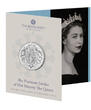 Großbritannien 5 Pfund 2022 Queen Elizabeth II. Platinjubiläum im Blister <b>stgl im Blister</b>