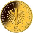 Deutschland 50 Euro<br>5 x 7,78g<br>fein<br>22,00 mm Ø 2022 <b>ADFGJ</b> Musikinstr." Konzertgitarre" <br><b> kompl.Satz, A-J i edlen Etui-Ausg. 5/5</b> stgl