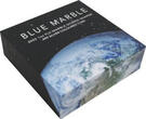Fiji / Fidschi 1 Dollar <br>Earth <br>farbig/blau <br>40 mm Ø 2022 Blue Marble (Dome shaped) - Spherical Coin, inkl. Zertifikat und Etui RAR! <b>PP</b> <br>1 Unze <br> Silber<br>