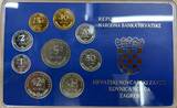 Kroatien/Croatia  Kroatien - 8,88 Kuna - Original Kursmünzen mit Tiermotiven <b>1994,</b> <b>PP/Proof-Like</b> <br>im<br> Blister