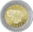 2 Euro 2022 100 Jahre Basketball in Litauen (1922-2022) - im Blister stgl<br> im<br> Blister
