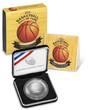 USA 1 $ 2020 P Basketball Hall of Fame - 60. Jubiläum - in Kapsel inkl. Etui & Zertifikat gewellt, <br>PP