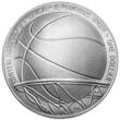 USA 1 $ 2020 P Basketball Hall of Fame - 60. Jubiläum - in Kapsel inkl. Etui & Zertifikat gewellt, <br>PP