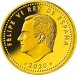 Spanien 100 Euro<br> 6,75g<br> fein<br> 23 mm Ø Fussball Europameisterschaft 2020 - inkl. Etui & Zertifikat & Schuber <b>PP</b>