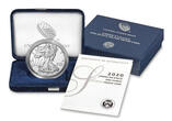 USA 1 $ 2020 Silber Eagle, <b>inkl. Etui & Zertifikat & Schuber</b> <b>PP</b>