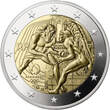 Frankreich 2 Euro Olympiade Paris 2024 - <b>Blister grau </b> stgl <br>im <br> Blister