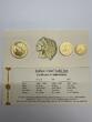 USA 3 Münzen<br> 2,5 $<br>5 $ <br> 10 $<br> 1908 RAR! Indian Chief Gold Set 1908 in aufwendiger Holzkassette & Zertifikat & Kapseln <b>sehr schön - vorzüglich</b><br> im Holzetui