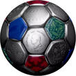 FIFA World Cup 2026™Spherical C. USA/Canada/Mexico „Football Amerika/Kanada/Mexiko“ 10 $ BRANDNEU! 2025/2026 Salomon-Inseln, Spherical 3 Unzen Silber im luxuriösen Box, RAR! Im Angebot! PP - DER DRITTE -