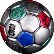 FIFA World Cup 2026™Spherical C. USA/Canada/Mexico „Football Amerika/Kanada/Mexiko“ 10 $ BRANDNEU! 2025/2026 Salomon-Inseln, Spherical 3 Unzen Silber im luxuriösen Box, RAR! Im Angebot! PP - DER DRITTE -