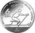 Italien <br> <b> SOMMERANGEBOT!</b> 6x6 €uro<br> 31,10g<br> fein<br> 38,61 mm Ø 2025 Olymp.Winterspiele Milano Cortina 2026,inkl. Etui&Zerti. -<b>alle 6 Münzen </b> <b>PP</b><br> Silber <br> <b> SOFORT LIEFERBAR!</b>
