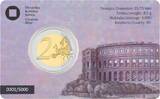 2 Euro <br> <b> im Land -HR-ausverkauft!!</b> <br> Sondermünze Kroatien 2025 - Arena in Pula - sofort lieferbar! <b>RAR! </b> <b>stgl</b><br>im Blister/Coincard<br> <b> SOFORT LIEFERBAR!</b>
