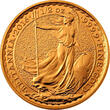 Grossbritannien 1/2 oz. <br> 15,55g<br> fein<br> 26,50 mm Ø 1987-1997 Britannia, Rotgold, -Nathan- 1987 - 1989, <b>1. Jahrgang 1987</b> <b>Anlagegold - seltener 1.Jahrgang</b>