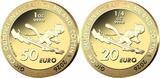 Italien <br> <b> SOMMERANGEBOT!</b> 3x 20 € &<br> 2x 50 €<br>85,51g fein<br>28,00 mm Ø 2025/ <br> 2026 Olympische Winterspiele Milano Cortina 2026,inkl. Etui & Zerti.-<b>alle 5 Mz</b> <b>PP</b><br> Gold <br> <b> SOFORT LIEFERBAR!</b>