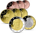 Bulgarien <br><b> SOMMERANGEBOT!</b> 1 Cent -<br> 2 Euro, <br>3.88 € Nominale 2026 <b>DER ORIGINALE!</b> 1. amtlicher Euro Kursmünzensatz mit 8 Münzen, RAR! stgl.<br> im<br> Blister <br> <b>SOFORT LIEFERBAR!</b>