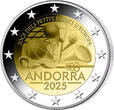 2 Euro 2025 Spiele der Kleinen Staaten Europas in Andorra stgl<br> im<br> Blister/ <br> Coincard