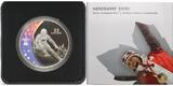 Vancouver, Kanada 25 Dollar 2007 Oly Winter Vancouver 2010 Skiabfahrt - Hologramm <b>PP</b><br>Silber