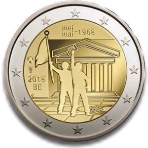 Belgien 2 Euro 18 Studentenrevolte Mai 1968 Achtung Nur Im Blister Coincard Lieferbar Stgl Im Blister Ma Shops