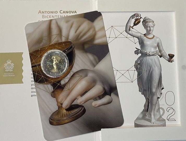 San Marino 2 Euro 2022 &amp;quot;200. Todesjahr von Antonio Canova ...