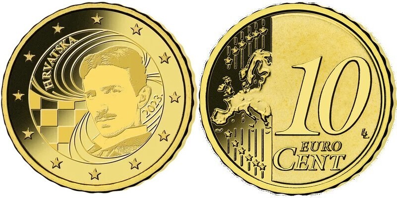 Kroatien 2023 Kursmünze, 10 cent stgl | MA-Shops