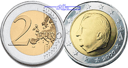 2 Euro MГјnzen Belgien Wert