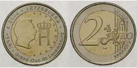 Luxemburg 2 Euro Monogramm Herz. Henri -